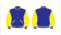 Best yellow and blue varsity jacket in 2024